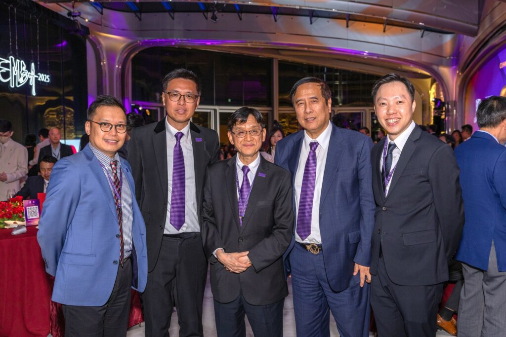 CUHK EMBA Annual Conference and Dinner 2025 Andrew Chan Andrew Yuen Dean Zhou Lin Fred Ku Anson Au Yeung 陳志輝